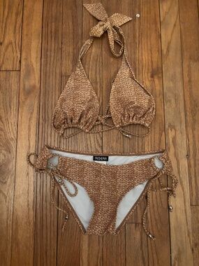 Ingear Swimsuit Bikini Bottoms Size S and Top Size M